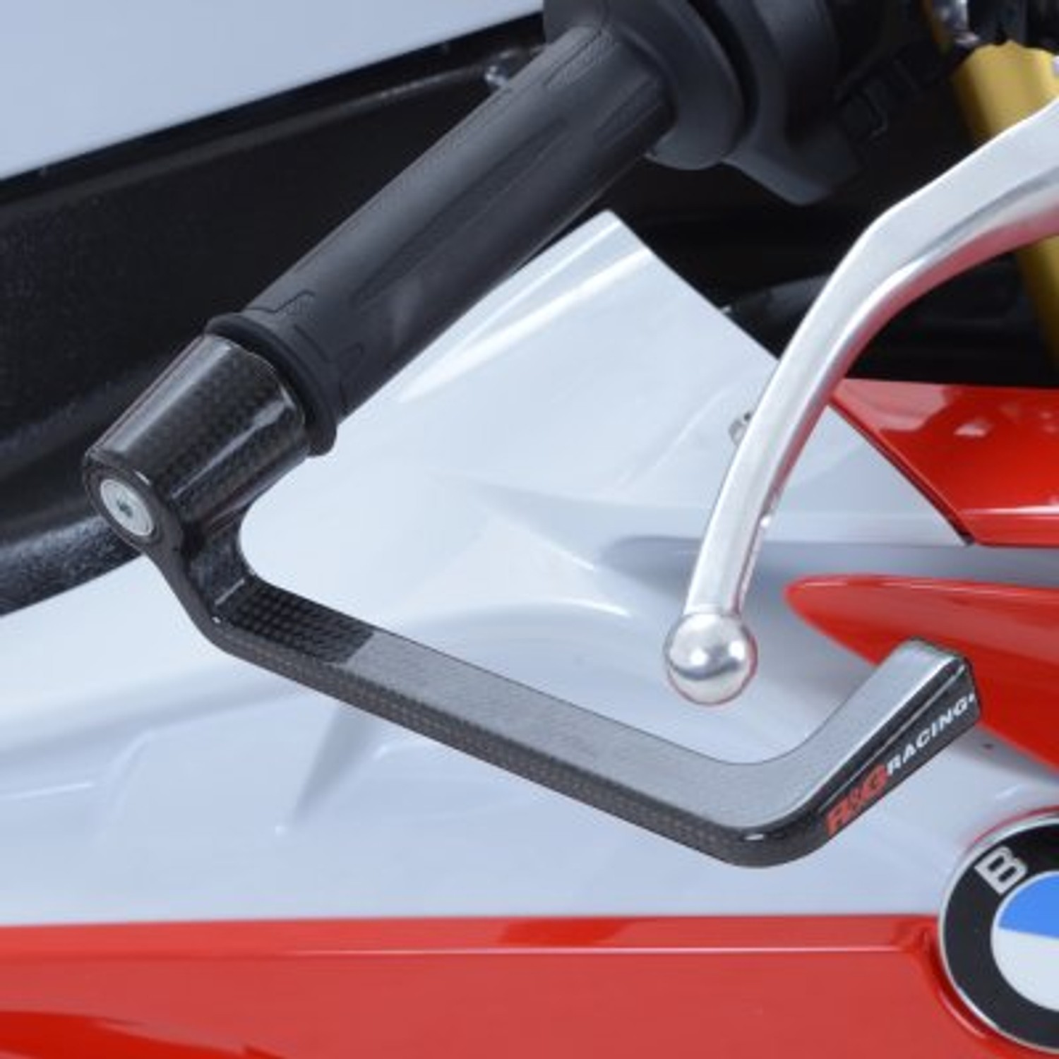 R&G Racing Pure Carbon Fibre Brake Lever Guard for BMW S1000RR '10-'18, HP4 '11-'19, S1000R '04-'22 and Indian FTR1200 (S) '19-'22 R&G Racing Pure Carbon Fibre Brake Lever Guard for BMW S1000RR '10-'18, HP4 '11-'19, S1000R '04-'22 and Indian FTR1200 (S) '19-'22